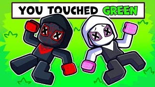 Roblox CANT TOUCH THE COLOR With Miles amp Gwen [upl. by Oigaib]