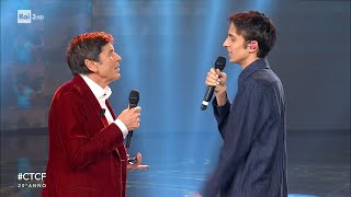 Sangiovanni e Gianni Morandi cantano Fatti rimandare dalla mamma  Che Tempo Che Fa 26022023 [upl. by Roana]