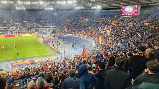 311024 Roma Torino a fine partita la Curva Sud canta quotTifiamo solo la magliaquot [upl. by Anirak]