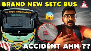 Just Miss உயிர் தப்பிச்சோம் Chennai To Bangalore In Brand New SETC BUS  Skilled Driver Tuberbasss [upl. by Triny903]