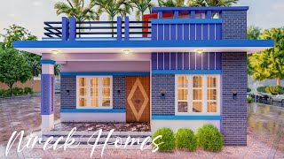 Simple House Design Ideas  3D Exterior Single Storey [upl. by Seuqramed]