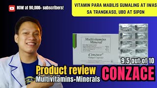 Product review CONZACE multivitamins  minerals [upl. by Donatelli996]