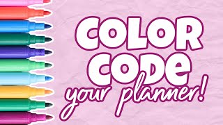 How To Color Code Your Planner And Actually Stick With It [upl. by Aramad]