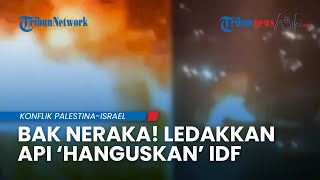 Tentara IDF Hangus Kendaraan Militer Israel Diselimuti Kobaran Api saat Serang Tubas [upl. by Sigfried]