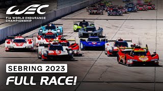 Full Race I 2023 1000 Miles of Sebring I FIA WEC [upl. by Aubigny285]