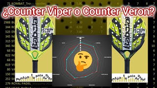 ¿Babolat Counter Veron o Counter Viper padel [upl. by Ahselrak]