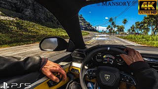 Realistic first person view Mansory Lamborghini Urus The Crew Motorfest PS5 [upl. by Nivar986]