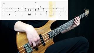 Dua Lipa  Dont Start Now Bass Cover Play Along Tabs In Video [upl. by Spiegel]