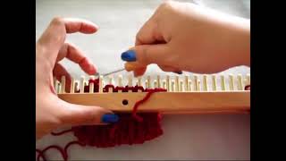 Tight Cast Off  Loom Knitting knitting [upl. by Melmon214]