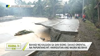 Regional TV News Mahigit 1300 na pamilya ang apektado sa baha sa Davao Oriental [upl. by Autumn852]