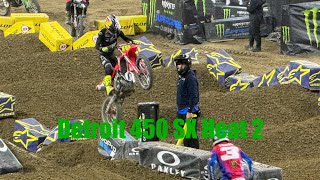 2024 Detroit SX 450 Heat 2 [upl. by Nimrahc26]