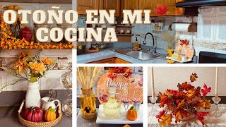 🍄‍🟫🍁DECORACIÓN OTOÑO DE MI PEQUEÑA COCINA🍂 [upl. by Amick]