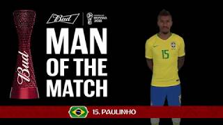 PAULINHO Brazil  Man of the Match  MATCH 41 [upl. by Dedra]