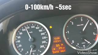 Bmw e60 535d 0200kmh acceleration 400hp800nm stage 2 xhp flashtool stage 3 [upl. by Tyrone]