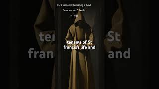 Francisco de Zurbarán’s St Francis Contemplating a Skullc 1635 arthistory [upl. by Atnek809]