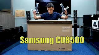 Samsung CU8500 2023 Unboxing Setup Test and Review with 4K HDR Demo Videos 43CU8500 [upl. by Obidiah]