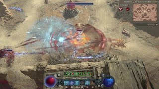 Diablo 4 Season5️⃣Lightning Spear Sorcerer PvP⚡️Lightning Spear Sorcerer vs Barrage Rogue PvP🏹 [upl. by Aehsila]