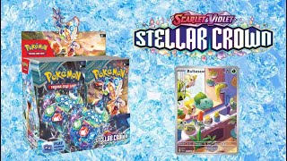 Unboxing Pokemon Stellar Crown Booster Box [upl. by Primalia]