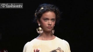 Dolce amp Gabbana SpringSummer 2014 FULL SHOW  Milan Fashion Week MFW  FashionTV [upl. by Greenwood]