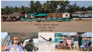 Dersy Beach Resort  Agonda Beach South Goa  Vlog  1  Goa 2023  Ayush Tilekar [upl. by Damiano]