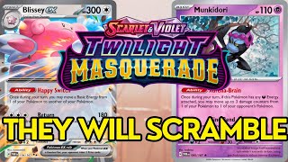 Blissey ex is A LOT better than you think Twilight Masquerade PTCGL Deck Gameplay [upl. by Eniamahs]