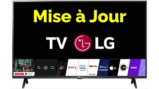 Comment avoir la dernière mise à jour TV LG Smart  mettre à jour TV LG [upl. by Ginelle]