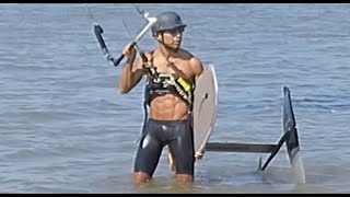 20240713 Kitesurfing Foil and Freestyle [upl. by Anailil]