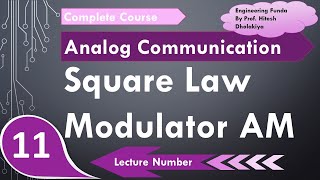 Square Law Modulator Basics Working Block Diagram amp Circuit Explained  AM Modulator [upl. by Anaicul]