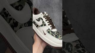 Nike Air Force 107 Low Bape customizedairforce [upl. by Fenn]