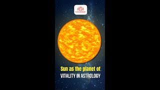 Sun as The Planet of Vitality in Astrology [upl. by Ylimme]