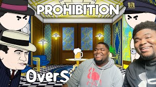 Twins React to Prohibition  OverSimplified REACTION [upl. by Yelraf]