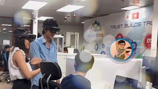 Microsoft Hololens spectator view demo  Onetech Asia [upl. by Primalia113]