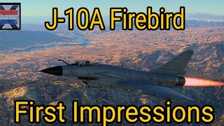 J10A Firebird first impressions  Warthunder DEV server [upl. by Eelahc412]