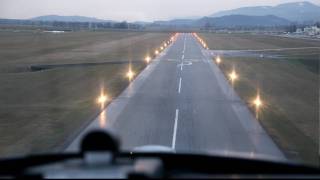 Landing in Grenchen airport Switzerland [upl. by Teresina115]