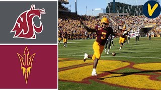 Washington State vs 18 Arizona State  Week 7  College Football Highlights  2019 [upl. by Ojillib773]