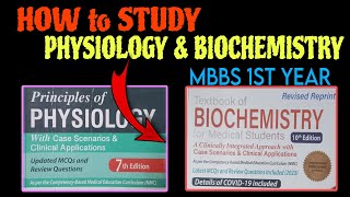 How to Study Physiology amp Biochemistry in MBBS 1st Year ⚡ [upl. by Orban584]