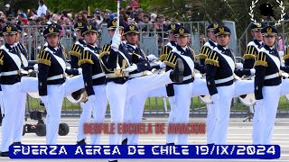 Parada Militar 2024 Desfile Escuela de Aviación Capitán Manuel Avalos Prado fyp desfile chile [upl. by Fleisher291]