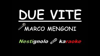 Due vite karaoke Marco Mengoni karaoke [upl. by Nigen]