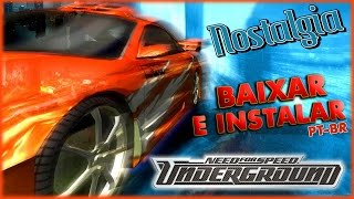 Baixar e Instalar  Need For Speed Underground  PTBR [upl. by Salakcin]