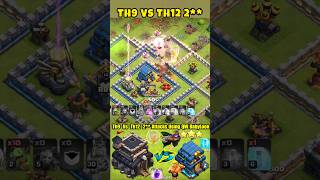 Th9 Vs Th12 2 Attack using Qw BabyLoon clashofclans th9vsth12 [upl. by Aneba]