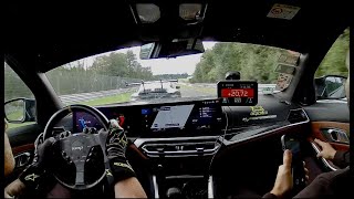 CRISTIAN VIDAL M3 G80 247 PERFORMANCE VS GT3 RS 992 NÜRBURGRING NORDSCHLEIFE BTG 30 OVERTAKES [upl. by Nylteak832]