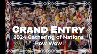 Grand Entry  2024 Gathering of Nations Pow Wow [upl. by Morly]