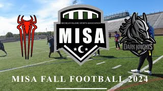 MISA Football W2 Scarlet Spiders vs Dark Knights [upl. by Farand]