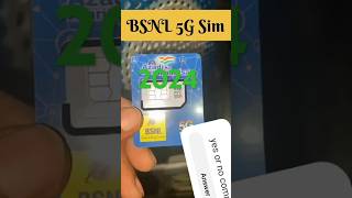 BSNL 2024 4G plan and 5G sim offer BSNS5g pbfunny31 portbsnl [upl. by Annauqahs877]