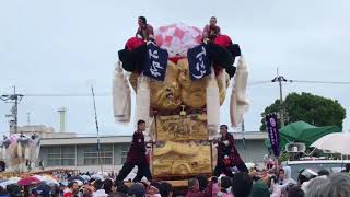 新居浜太鼓祭り 下郷太鼓台 【平成29年10月17日河川敷公園】 [upl. by Ekrub14]