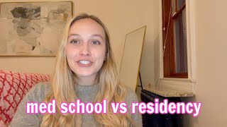 Medical School vs Residency [upl. by Rossen235]