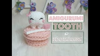 Amigurumi Tooth  Toothbrush [upl. by Tol]