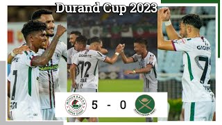 MohunBagan vs Bangladesh Army  Story of the Match  Durand Cup 2023 [upl. by Ainekahs]