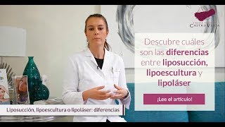 Liposucción lipoláser lipoescultura diferencias [upl. by Notneuq]