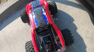 Traxxas xmaxx 8S speed test 1846 gearing [upl. by Portugal168]